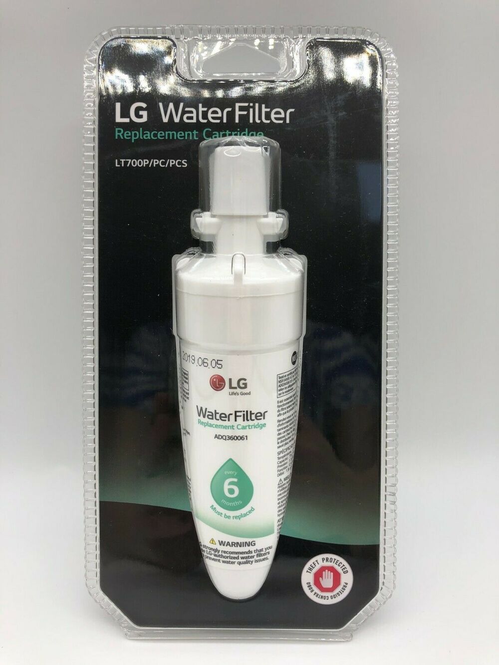 Genuine LG LT700P/PC/PCS ADQ36006104 Water Filter Replacement New